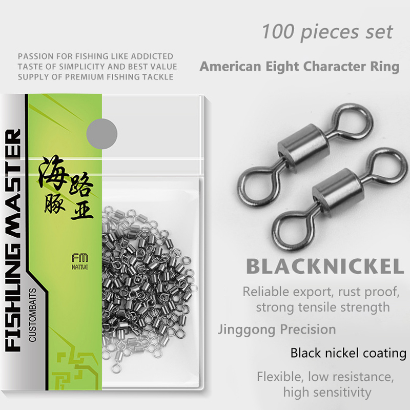 ★ ▲ 100 Buah Swivel Pancing Ba - Fishing Equipment Used ulasan dan harga